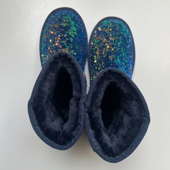 NWOT Asos Sequin "UGG" Boots - Picture 2 of 3